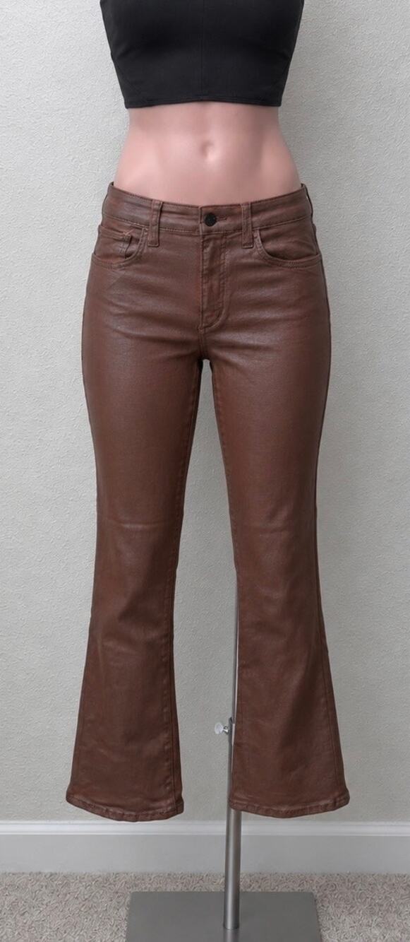 Joe's The Callie Brown Coated Crop Jeans Women 27
